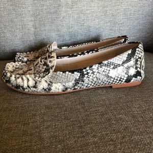 Steve Madden snake print flats